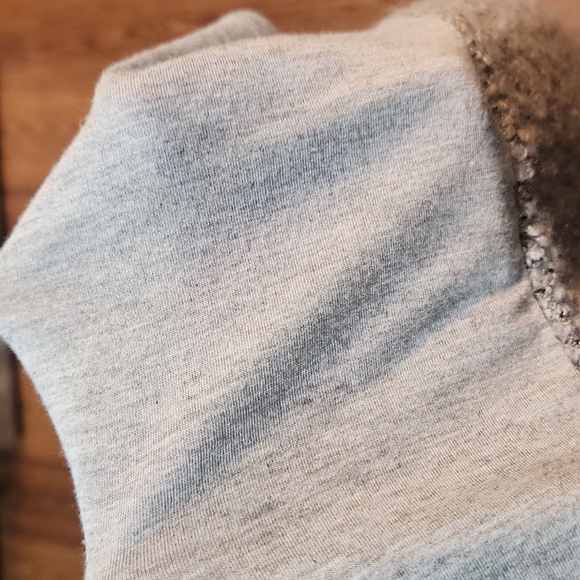 Anthropologie Ella Moss Silver Grey Sequin Knit Top Size S EUC - Picture 12 of 13